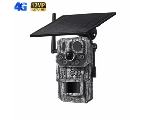  Sectec ST-HC808 Κάμερα 12MP Version με Live Video, GPS και Ηλιακό Πάνελ για Αγρότες και Μ