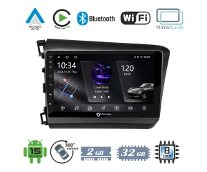 VenCore 3236-10005-0149B - Οθόνη Multimedia Android 15 9 PX5S Octa-Core 2GB/32GB IPS με Πρ