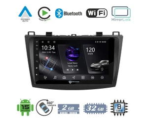 VenCore 3236-10005-0228B - Οθόνη Multimedia Android 15 9 PX5S Octa-Core 2GB/32GB IPS με Πρ