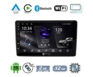 VenCore 3236-10006-0410B - Οθόνη Multimedia Android 15 10.1 PX5S Octa-Core 2GB/32GB IPS με