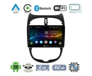 VenCore 3236-10007-0540B - Οθόνη Multimedia Android 15 9 9109A MTK6762 Octa-Core 2GB/32GB 
