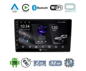 VenCore 3236-10005-0739B - Οθόνη Multimedia Android 15 9 PX5S Octa-Core 2GB/32GB IPS με Πρ