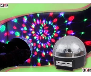 ΦΩΤΟΡΥΘΜΙΚΗ DISCO ΜΠΑΛΑ & ΑΝΑΠΑΡΑΓΩΓΗ MP3 ΑΠΟ ΘΥΡΕΣ USB - SD