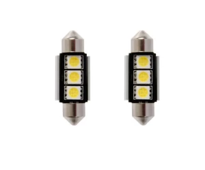 ΛΑΜΠΑΚΙ ΠΛΑΦΟΝΙΕΡΑΣ 12 VOLT ΗYPER LED 36MΜ ΛΕΥΚΟ CANBUS (ΣΕΤ 2 ΤΕΜΑΧΙΩΝ) ΤΥΠΟΣ ΒΑΣΗΣ SV8.5