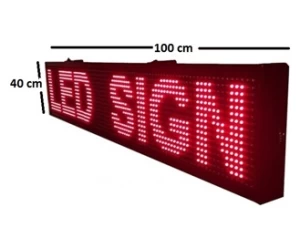 ΗΛΕΚΤΡΟΝΙΚΗ ΚΥΛΙΟΜΕΝΗ ΠΙΝΑΚΙΔΑ LED 100 x 40cm