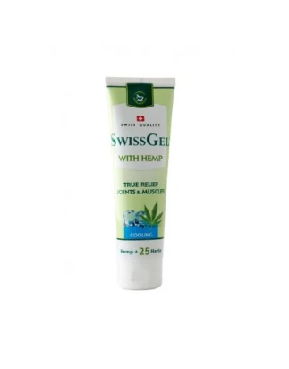 Swiss Gel Cooling (100 ml) τζέλ κάνναβης και βοτάνων Herbamedicus - Ψυκτική Κρέμα Σωληνάρι