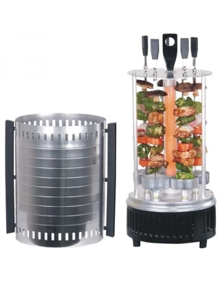 Ηλεκτρική ψησταριά - Barbeque για σουβλάκια κεμπάπ λαχανικά φρούτα κ.λ.π. 1000W 5 κάθετων θέσεων