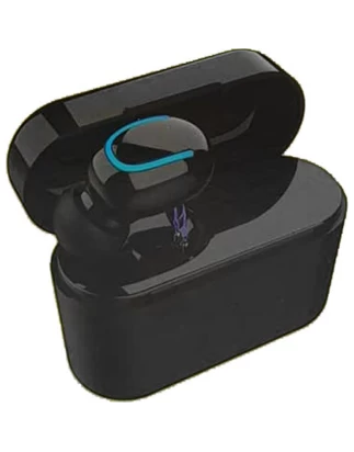 Ασύρματο στερεοφωνικό ακουστικό αδιάβροχο Bluetooth 5.0 ΟΕΜ με διπλό μικρόφωνο (Dual Mic) και θήκη φόρτισης