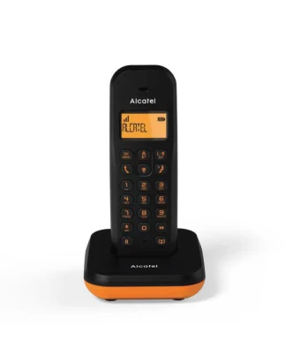 Ασύρματο τηλέφωνο με αναγνώριση κλήσης Μαύρο Dect E155 ALCATEL
