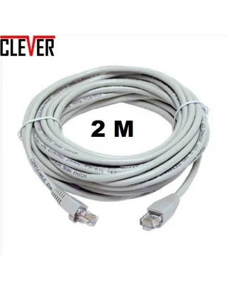 Καλώδιο δικτύου Ethernet CAT5E 2μ - Εσωτερικού + Εξωτερικού Χώρου με φις RG 45 ΟΕΜ
