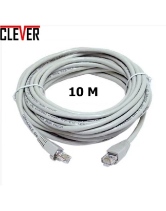 Καλώδιο δικτύου Ethernet CAT5E 10μ - Εσωτερικού + Εξωτερικού Χώρου με φις RG 45 ΟΕΜ