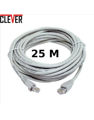 Καλώδιο δικτύου Ethernet CAT5E 25μ - Εσωτερικού + Εξωτερικού Χώρου με φις RG 45 ΟΕΜ