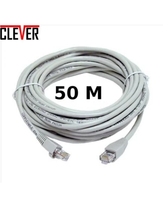 Καλώδιο δικτύου Ethernet CAT5E 50μ - Εσωτερικού + Εξωτερικού Χώρου με φις RG 45 ΟΕΜ