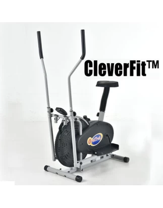  CleverFit  Ελλειπτικό & Ποδήλατο & Στέπερ Γυμναστικής 3 σε 1  Έξυπνο Πολυμηχάνημα  Ρυθμιζόμενη Αντίσταση  Λειτουργεί Χωρίς Ρεύμα  Οθόνη LCD Μέτρησης θερμιδών, απόστασης,χρόνου, ταχύτητας  Βάρος δίσκου 3 κιλά