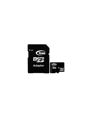 Κάρτα μνήμης TEAM C10 32 GB Micro SD Class 10 με sd αντάπτορα