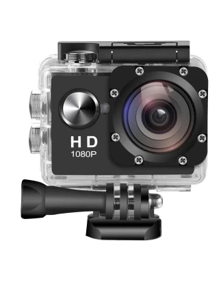 Clever ActionCam V1  FULL HD  Η Μοναδική με Ελληνικό Μενού  5MP  Αδιάβροχη εως 30m + ΔΩΡΟ Βάσεις κράνους ποδήλατου αυτοκινήτου κλπ  Μεγάλη αυτονομία έως 90 λεπτά HD Οθόνη  Ενσωματωμένο Μικρόφωνο και Ηχείο