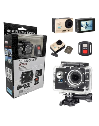 Clever ActionCam 4K 30FPS  Η Μοναδική με Ελληνικό Μενού  16MP  WIFI  Τύπου GoCam Pro 