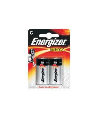Αλκαλικές μπαταρίες 2 τεμαχίων C-LR14 MAX Energizer