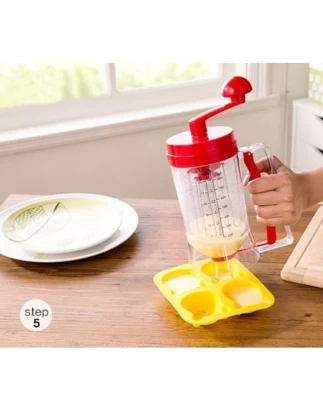 Χειροκίνητη Συσκευή Pancake Machine - Ιδανική Για Τηγανίτες Κρέπες Cupcakes Pancakes & Muf