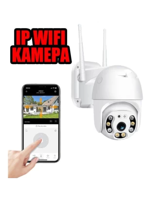 IP WiFi Ρομποτική Κάμερα Εξωτερικού Χώρου  Περιστρεφόμενη 360°  CLOUD Αποθηκευτικός χώρο
