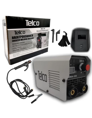 Επαγγελματική Ηλεκτροκόλληση Inverter Telco  MMA 250 με Ρυθμιζόμενο Ρεύμα Συγκόλλησης 20 
