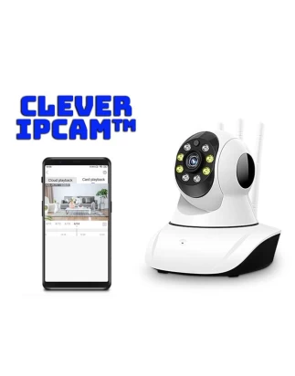Clever IPcam  Ip WiFi κάμερα ρομποτική περιστρεφόμενη 360°  HD ανάλυση 960p  2MP φακό 