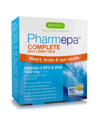 Συμπλήρωμα Διατροφής Ωμέγα 3 & 6 1000 mg Pharmepa Complete Omega 3 EPA-DHA 1000 mg 60 softgels iGennus