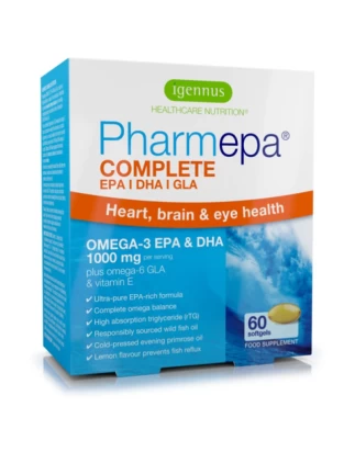 Συμπλήρωμα Διατροφής Ωμέγα 3 & 6 1000 mg Pharmepa Complete Omega 3 EPA-DHA 1000 mg 60 soft