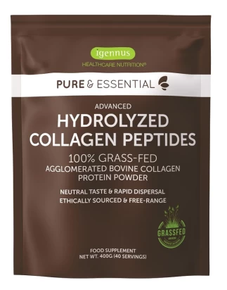 Υδρολυμένο Κολλαγόνο Advanced Hydrolysed Collagen Peptides Pure Essential 400gr Igennus