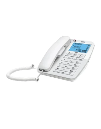 Ενσύρματο τηλέφωνο με αναγνώριση κλήσης Λευκό GCE 6215 Telco