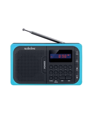 Ψηφιακό ραδιόφωνο μπαταρίας με Bluetooth , USB και κάρτα μνήμης SD Audioline TR-210