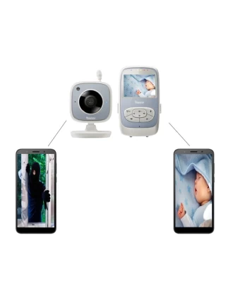 Μίνι κάμερα Ip με μόνιτορ για επίβλεψη μωρών-ηλικιωμένων - οικιών - καταστημάτων κ.λ.π. με αμφίδρομη επικοινωνία και δυνατότητα απομακρυσμένης καταγραφής