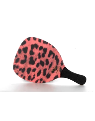 ΡΑΚΕΤΑ ΠΑΡΑΛΙΑΣ MORSETO FASHION LEOPARD Pink με Μαύρη Ίσια Λαβή 