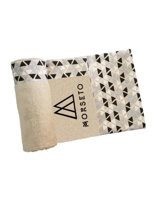 Πετσέτα Θαλάσσης MORSETO Luxury Beige Triangle 160 x 75cm