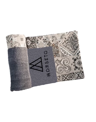 Πετσέτα Θαλάσσης MORSETO Luxury Grey Porto 155 x 75cm