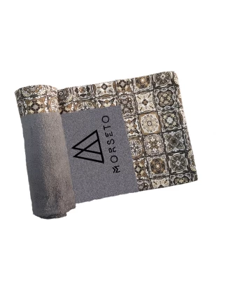 Πετσέτα Θαλάσσης MORSETO Luxury Grey Square 155 x 75cm