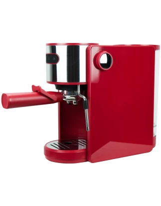 Clever Μηχανή Espresso  1150w  15/20 Bar  Δοχείο νερού: 1.3L αποσπώμενο  Πορταφίλτερ με 2 φίλτρα καφέ για μονή ή διπλή δόση espresso  30 δευτ. συνεχόμενη εκχύλιση καφέ  ΚΟΚΚΙΝΟ
