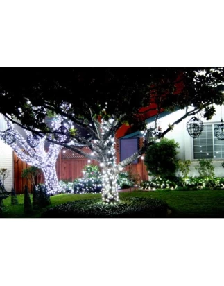 100 RGB  ηλιακά χριστουγεννιάτικα λαμπάκια LED αδιάβροχα διακοσμητικά για την βεράντα και τον κήπο σας  
