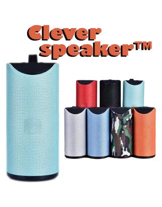  Clever Speaker  Φορητό Ηχείο Bluetooth  Bluetooth 4.2  Θύρα Micro SD  Είσοδος AUX 3.2mm  USB 2.0  Mπαταρία 1200mah  10w Iσχύς Ηχείου  3 ώρες συνεχόμενη αναπαραγωγή  Ενσωματωμένο μικρόφωνο  Λειτουργία Handsfree  Φωνητικές εντολές (μέσω Android