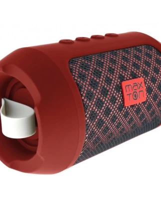 Φορητό Ηχείο Bluetooth Maxton Masaya MX116 3W Κόκκινο με Ενσωματωμένο Μικρόφωνο Audio-in M