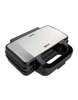 Τοστιέρα Σαντουιτσιέρα Telco με XL grill πλάκες 1000W inox ZJ-255