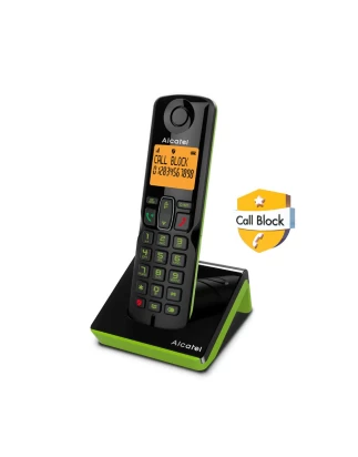  Ασύρματο τηλέφωνο με δυνατότητα αποκλεισμού κλήσεων S280 EWE μαύρο/πράσινο