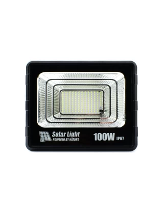 Στεγανός Ηλιακός Προβολέας LED 100W Ψυχρό Λευκό με Αισθητήρα Κίνησης IP67 43664729 