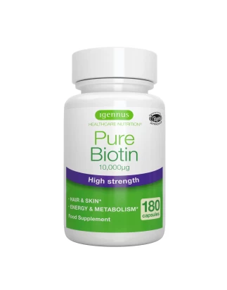 Καθαρή Βιοτίνη 10.000 mcg, 180 tabs Igennus