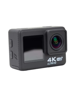 Clever ActionCam V4 Dual screen  Mε 2 οθόνες, καταγραφή έως 4κ/60fps, λειτουργία Dash cam
