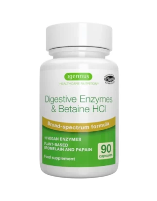 Digestive Enzymes & Betaine HCl 90 caps Igennus
