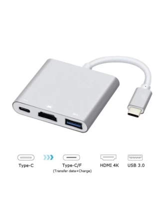 USB-C Docking Station σε HDMI 4K-Type C-USB 3.0