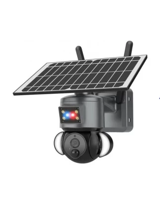 Ηλιακή κάμερα 4G ρομποτική 360° - Αδιάβροχη - Νυκτός - Ανάλυση 4K - Internet μέσω κάρτας SIM - Χωρίς Ρεύμα με ηλιακό πάνελ