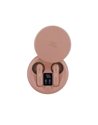  Ακουστικά Bluetooth με θήκη και ένδειξη φόρτισης EBSHINYPK2 TNB ροζ