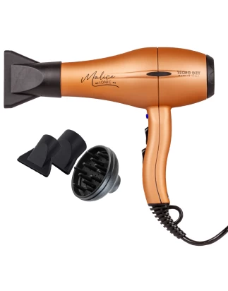 Malice Ionic Rose Gold 2000 Line Επαγγελματικό Πιστολάκι Μαλλιών Με 2 Στόμια & Φυσούνα 220
